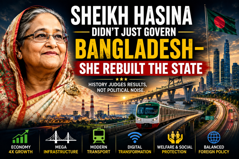 Sheikh Hasina Didn’t Just Govern Bangladesh —She Rebuilt The State